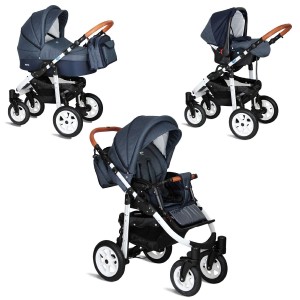 Kinderwagen: Schwenkräder und Schwenkschieber