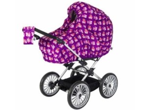 Kinderwagen mit Eulenmotiv