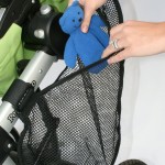 Kinderwagen mit Seitentasche
