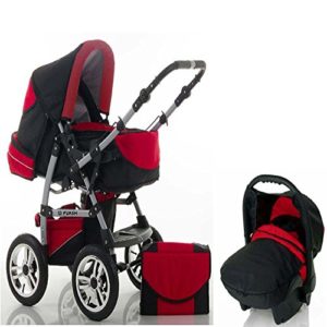 roter Kinderwagen für Jungs